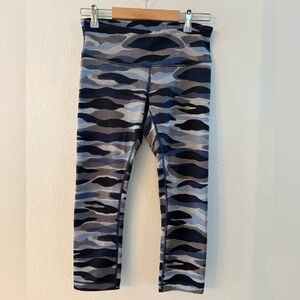 Lululemon Athletica Blue Camo Leggings